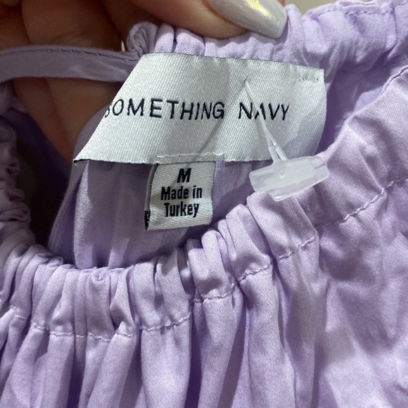 Revolve Something Navy Cut Out Midi Dress in Purple M - Picture 6 of 6